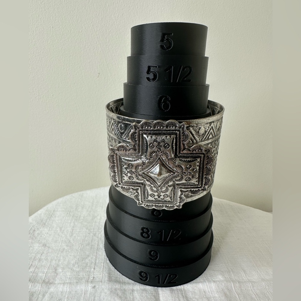 Silver Cross Cuff Size 7 1/2